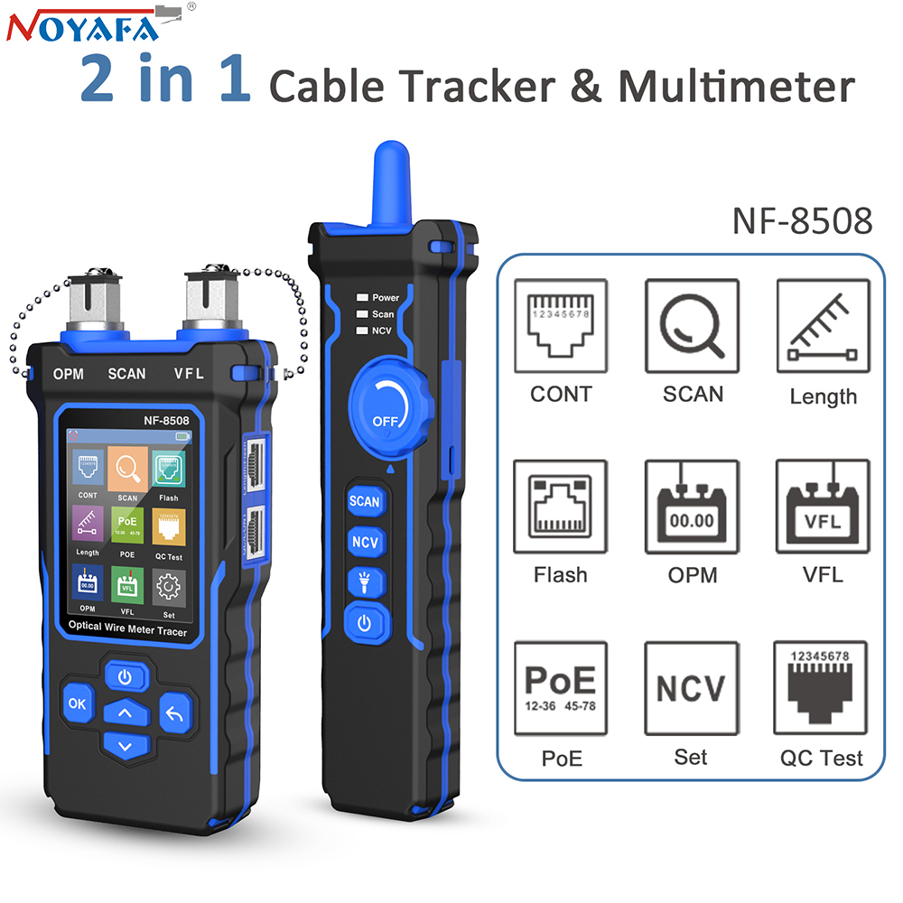 Power Supply Tester - NOYAFA NF-8508 Ağ Kablosu Test Cihazı