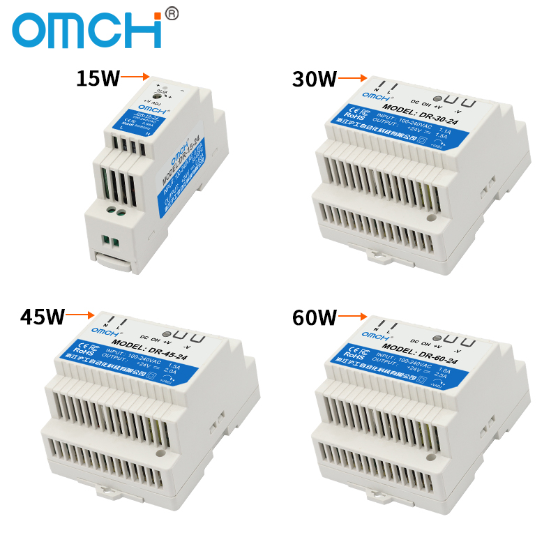 OMCH Din Raylı DR-15 DR-30 DR- - Smps Power Supply incelemesi ve fiyatı