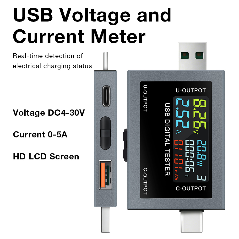 USB Tip-C Şarj Test Cihazı DC  - Power Supply Tester incelemesi ve fiyatı