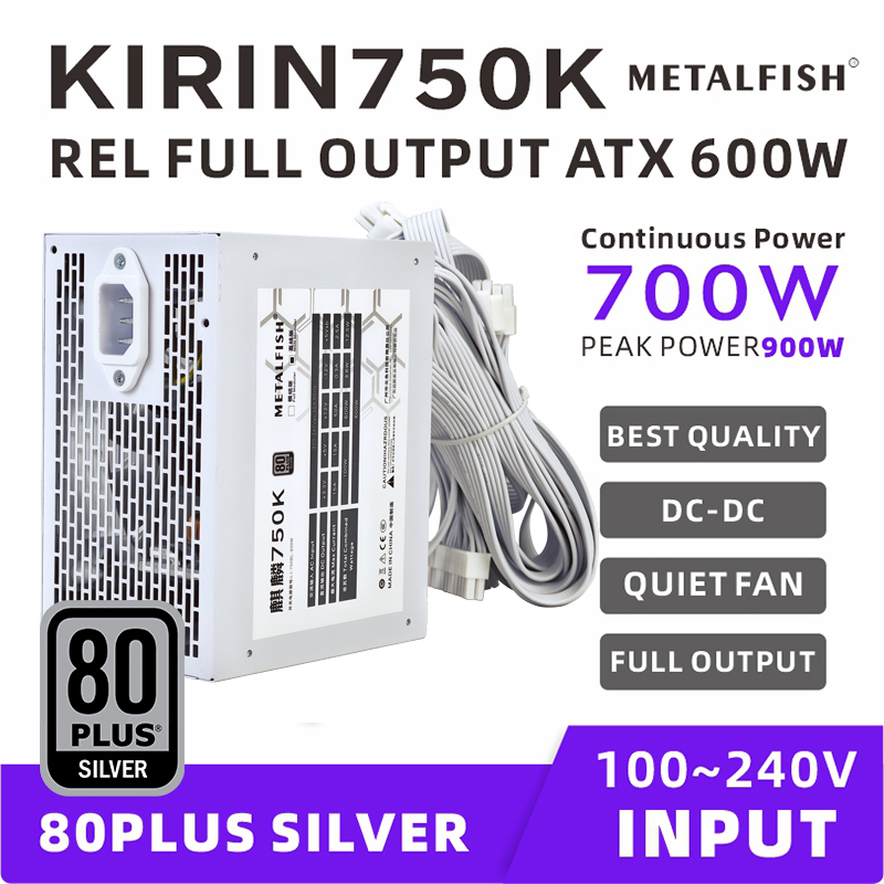 METALFISH KIRIN750K Beyaz Kasa - Power Supply 650W incelemesi ve fiyatı
